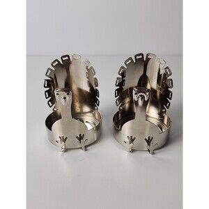 Bath & Body Works Mini Metal Turkey Candle Holder Tea Light Thanksgiving Decor